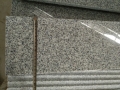 Cilalı G603 granit merdiven ve kolonları