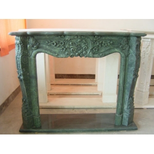 Green Marble Fireplace Mantel