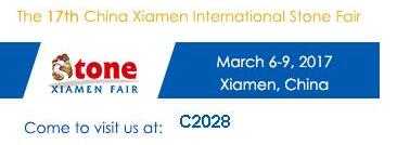 17 si için hazırlık Xiamen taş 6-9 Mart Fuarı.